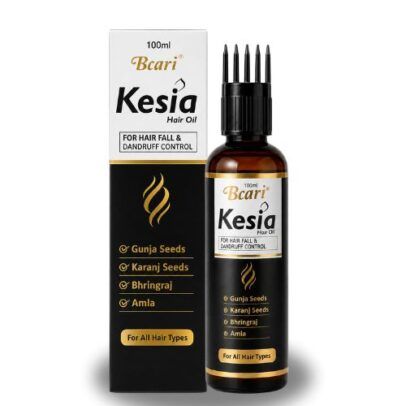 Kesia  Hair Oil For Men & Women | With Bhringraj, Amla, Gunja Seed, Methi | For Hairfall & Dendruff | Helps In Hair Growth & Thickness | All Hair Types  100ml