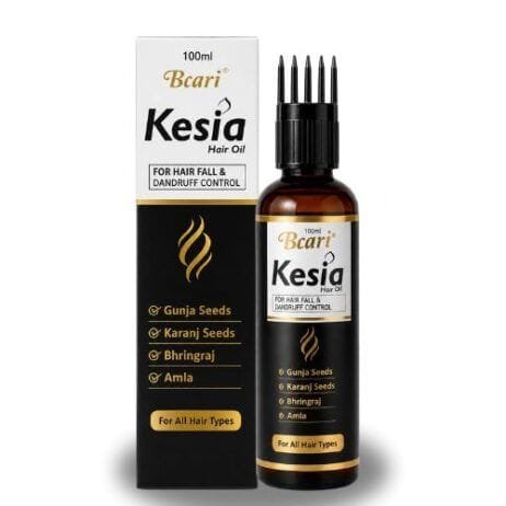 Kesia  Hair Oil For Men & Women | With Bhringraj, Amla, Gunja Seed, Methi | For Hairfall & Dendruff | Helps In Hair Growth & Thickness | All Hair Types  100ml