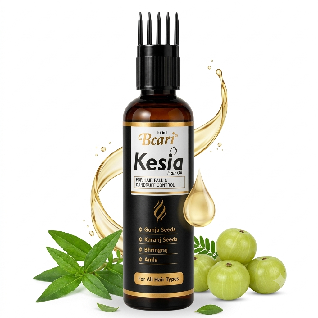 Bcari Kesia Hair Oil — Stops Hairfall & Strengthens Roots | 100ml