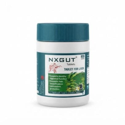 NXGUT Tablet |Supports healthy liver | Antioxidant  protection | Liver Detoxification | Protect liver cells | Boosts immunity | Support digestion and Metabolism | Enriched with Daruhaldi, Kutki, Punarnava, Bhumi Amla and Vidang