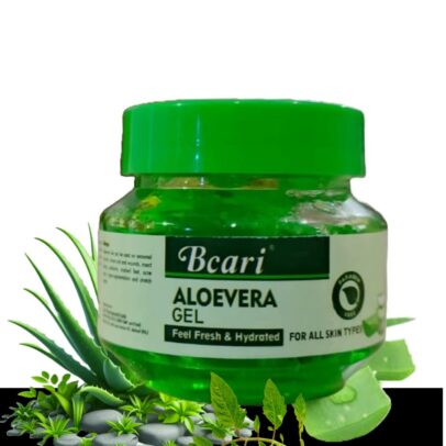 Bcari Aloe Vera Gel | Moisturizes the skin |  Reduce Acne | Anti Aging | Fight Inflammation | Rich in Nutrients | For All Skin Types