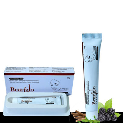 Bcariglo cream for Hyper- Pigmentation with Liquorice Extract , glutathione, Glycolic Acid & kojic Acid Cream for Face/Skin Whitening/Pigmentation/Darks Spot/Dark Circle & Acne Spots | All Type of skin