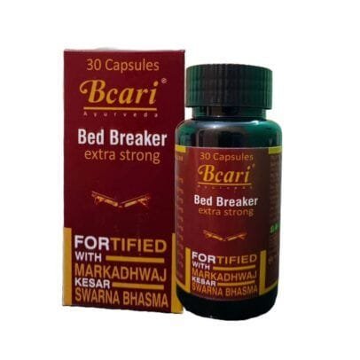 Bed Breaker Extra Strong Capsule Fortified  with  Markadhwaj, Kesar, Swarna Bhasma,  Shilajit, Ashwagandha,  & Konch beej | Boost immunity | Improves stamina | Stress and anxiety relief  | Rejuvenation and Vitality | 30 Cap for Men