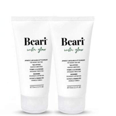 BCARI INSTA GLOW CREAMY FACE WASH | RADIANT SKIN TONE | NOURISH & MOISTURISE | ANTIOXIDENT PROTECTION | REGENERATE & REPAIR SKIN | With JAPANES TECHNOLOGY 75 ML