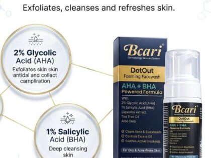 Bcari DotOut Foaming Face Wash