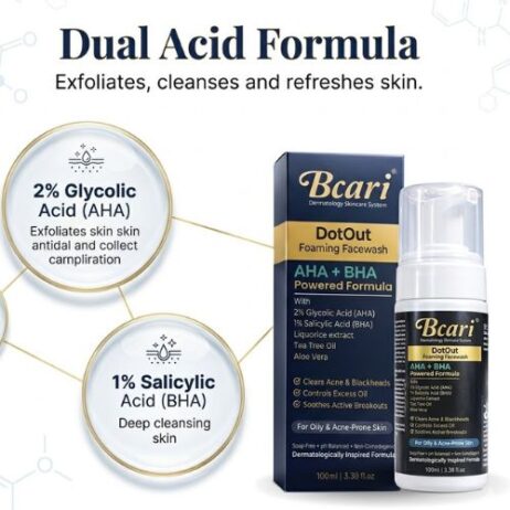 Bcari DotOut Foaming Face Wash
