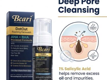 Bcari DotOut Foaming Face Wash