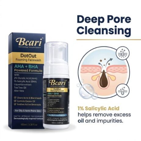 Bcari DotOut Foaming Face Wash