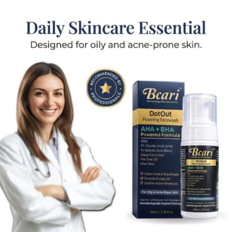 Bcari DotOut Foaming Face Wash