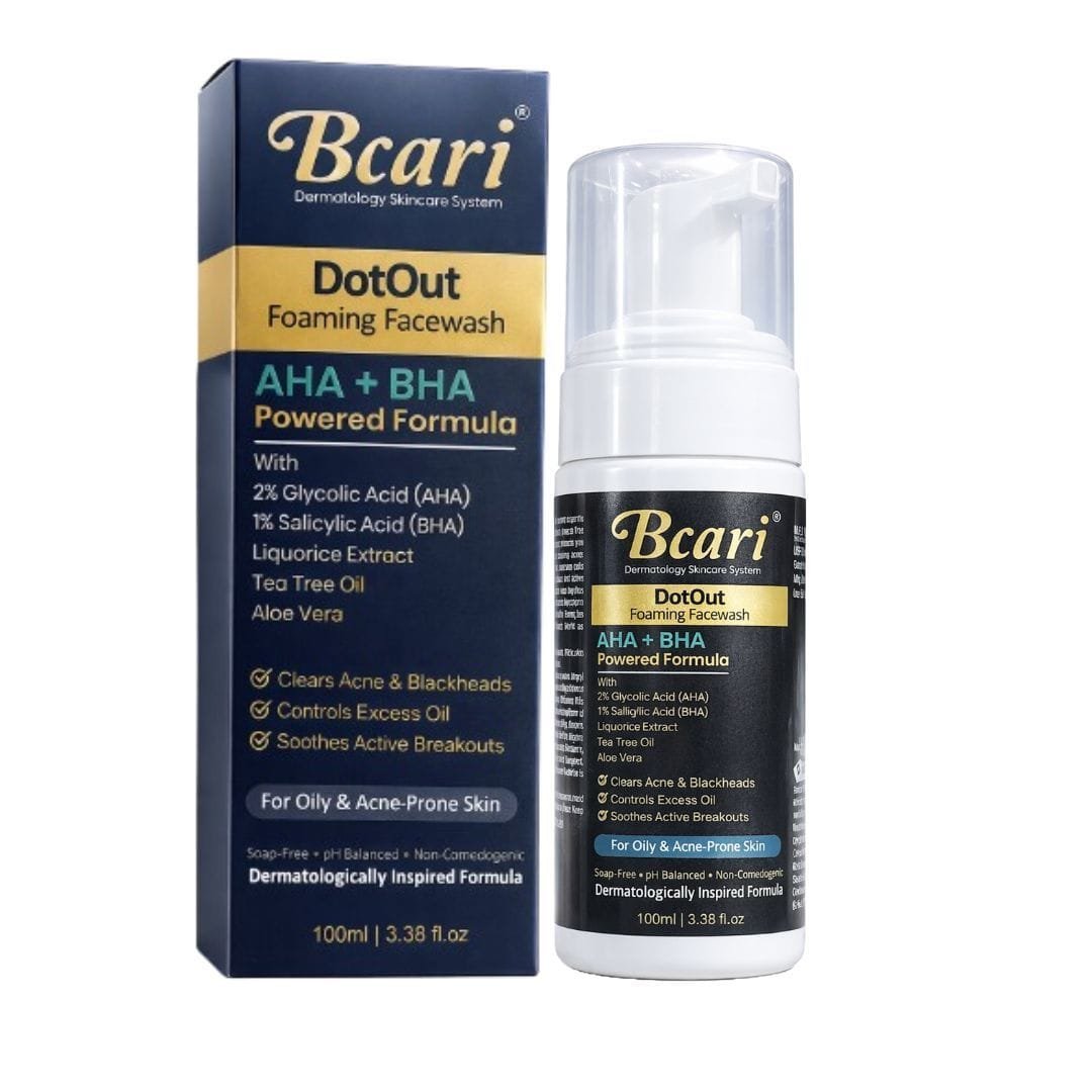 Bcari DotOut foaming face wash