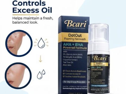 Bcari DotOut Foaming Face Wash