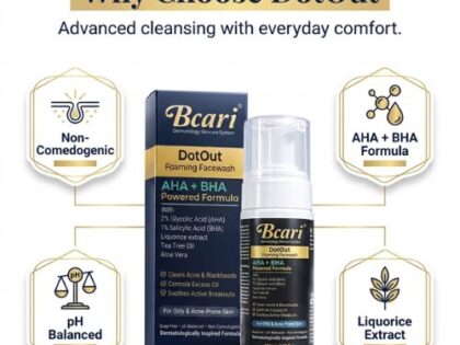 Bcari DotOut Foaming Face Wash