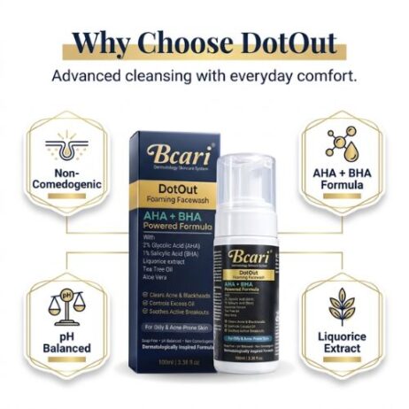 Bcari DotOut Foaming Face Wash